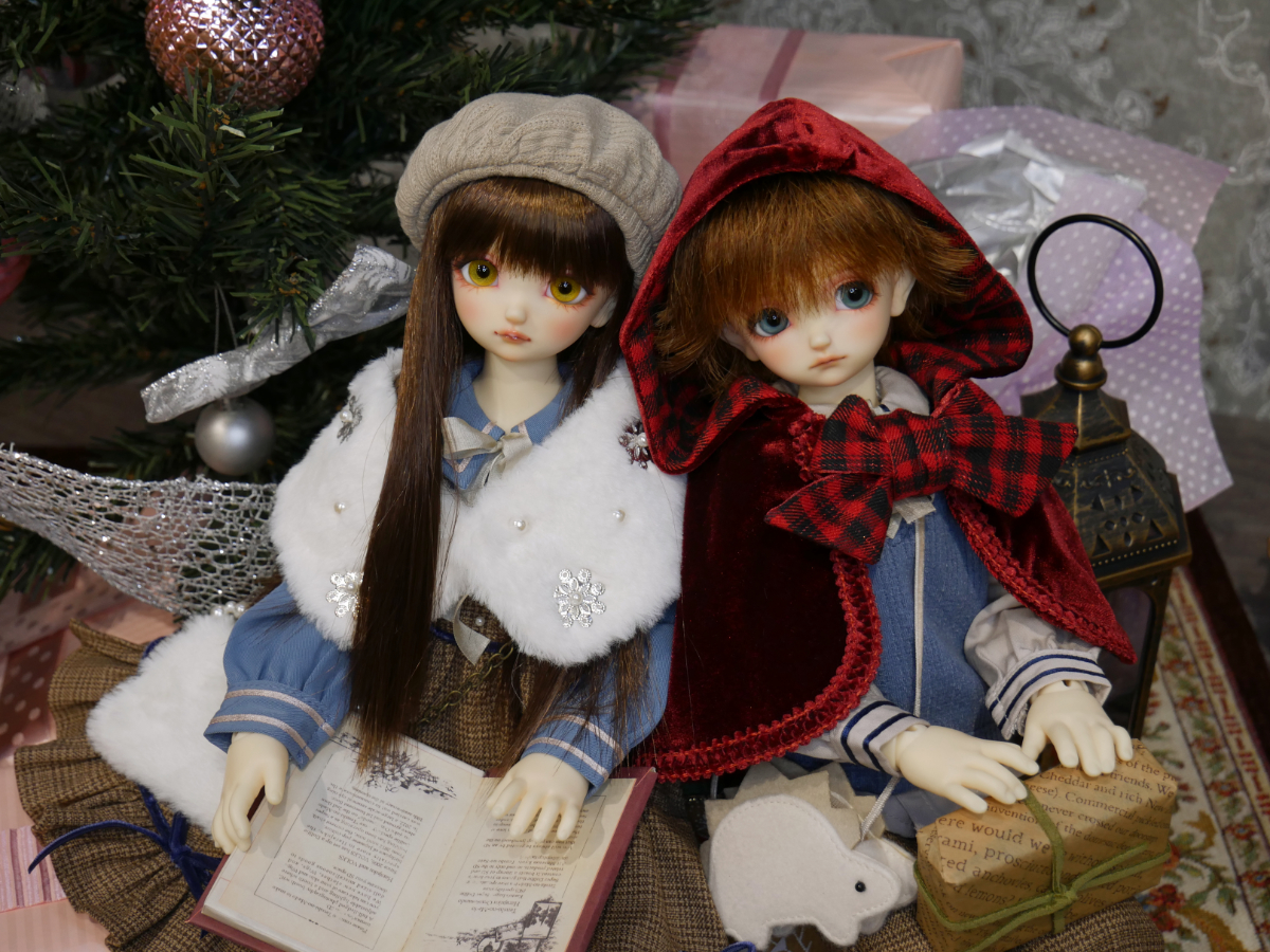 天使の窓 SDミディ コーディネートモデル　SDM-F-48 女の子、男の子（PSフェア）のご紹介　 ～Christmas Fair 2024～