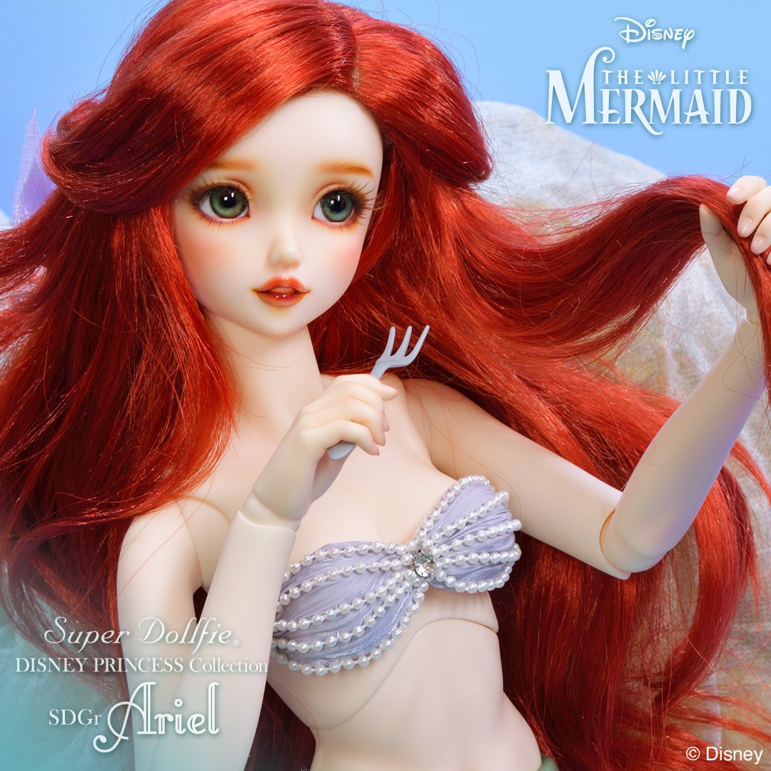 Super Dollfie DISNEY PRINCESS Collection『SDGr Ariel』特別展示決定 ...