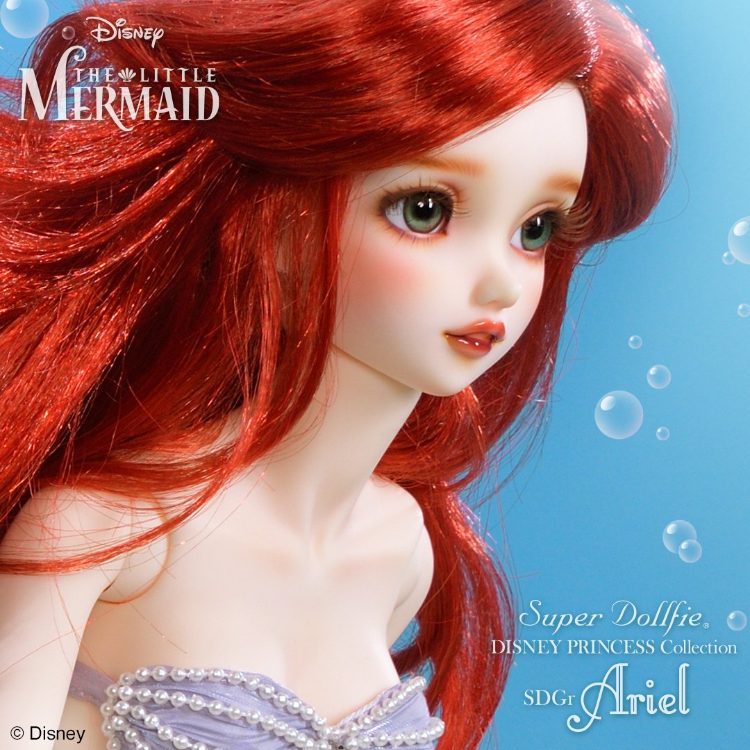 Super Dollfie DISNEY PRINCESS Collection 『SDGr Ariel』】ご注文 
