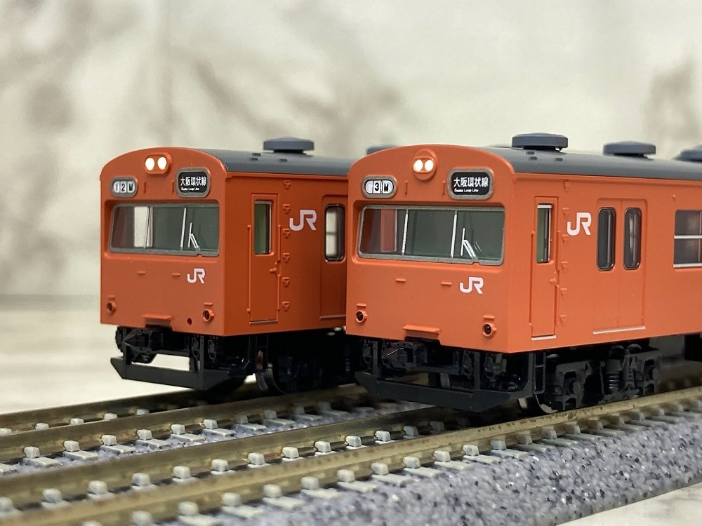 限定TOMIX 103系・JR西日本仕様・混成編成・オレンジ クハ103のみ 2両 den050701 通勤形電車
