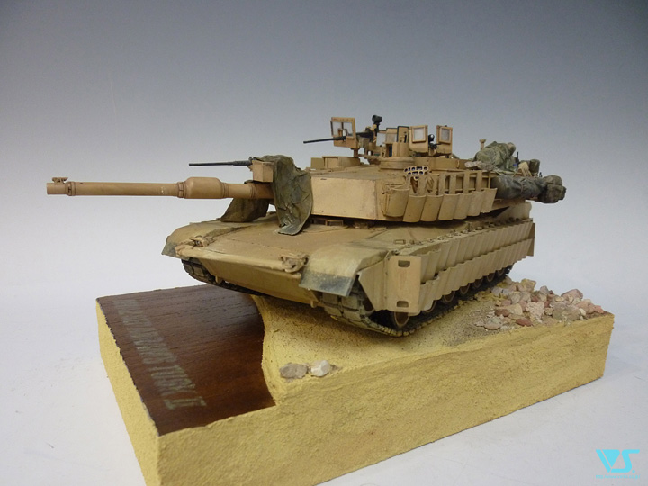 1/35 アメリカ陸軍 M1A2エイブラムス TUSK2 塗装完成品 - 模型、プラモデル